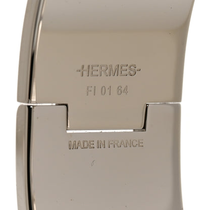 Hermes Enamel Wide Clic Clac H Bracelet GM Rose Dragee 4 of 5