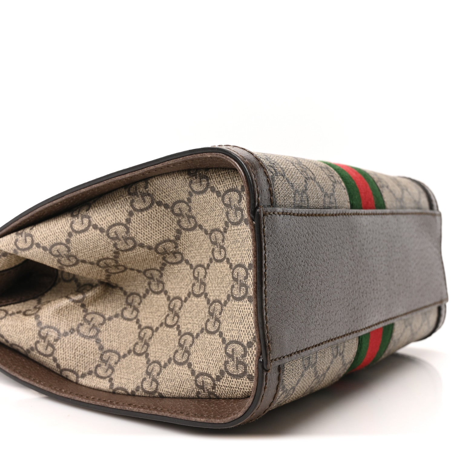 Gucci GG Supreme Monogram Small Ophidia Tote Bag Brown 9 of 10
