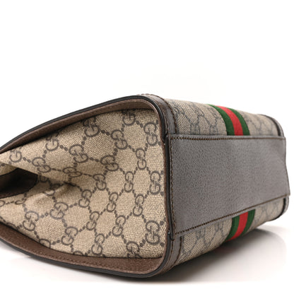 Gucci GG Supreme Monogram Small Ophidia Tote Bag Brown 9 of 10