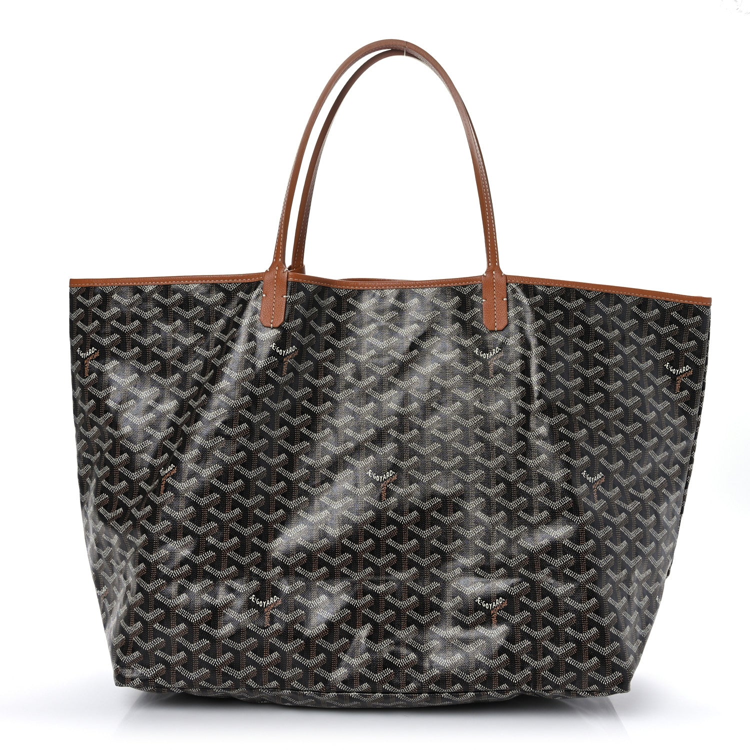 Goyard Goyardine Saint Louis GM Black Gold 1 of 8