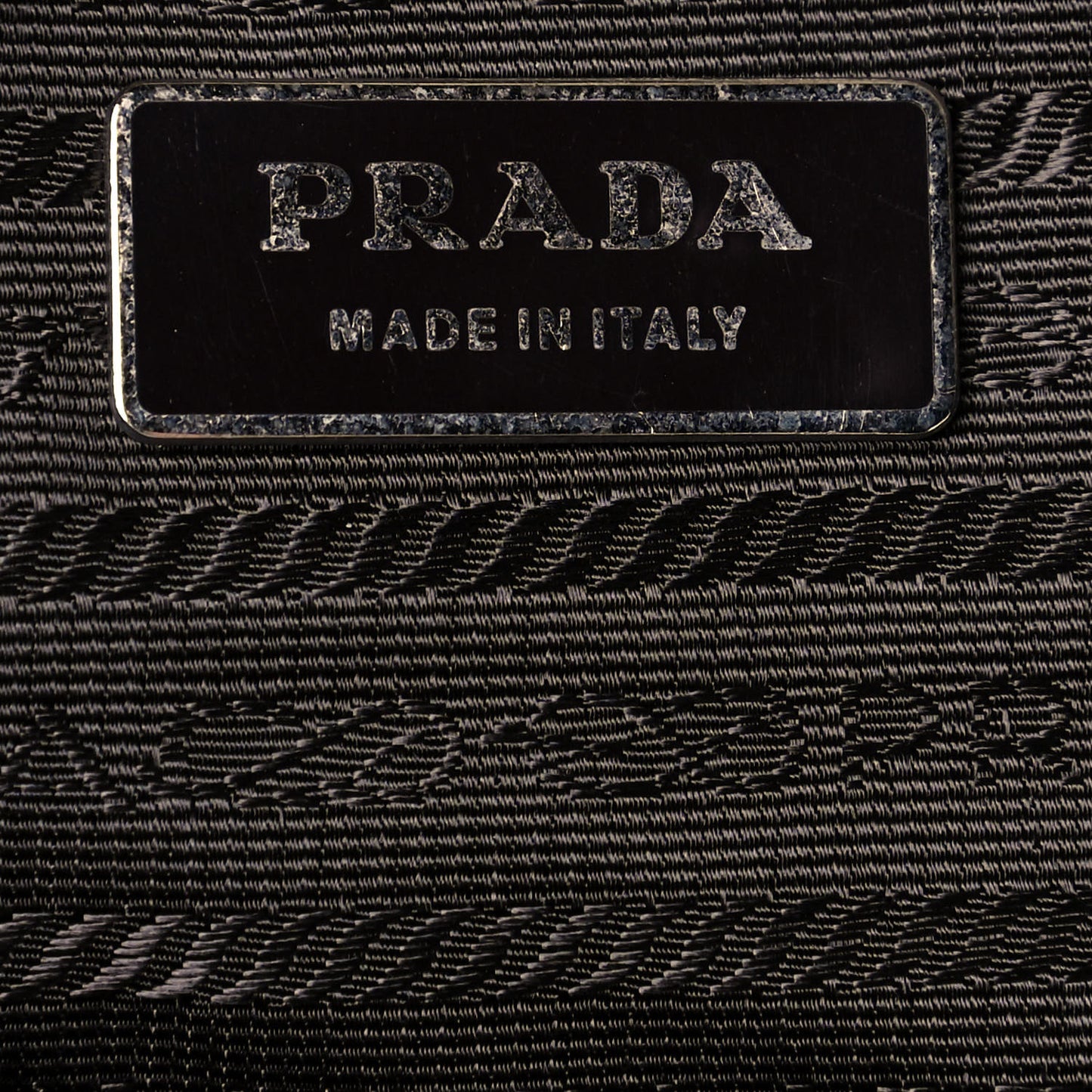 Tessuto Nylon Soft Calfskin Shoulder Bag Brown