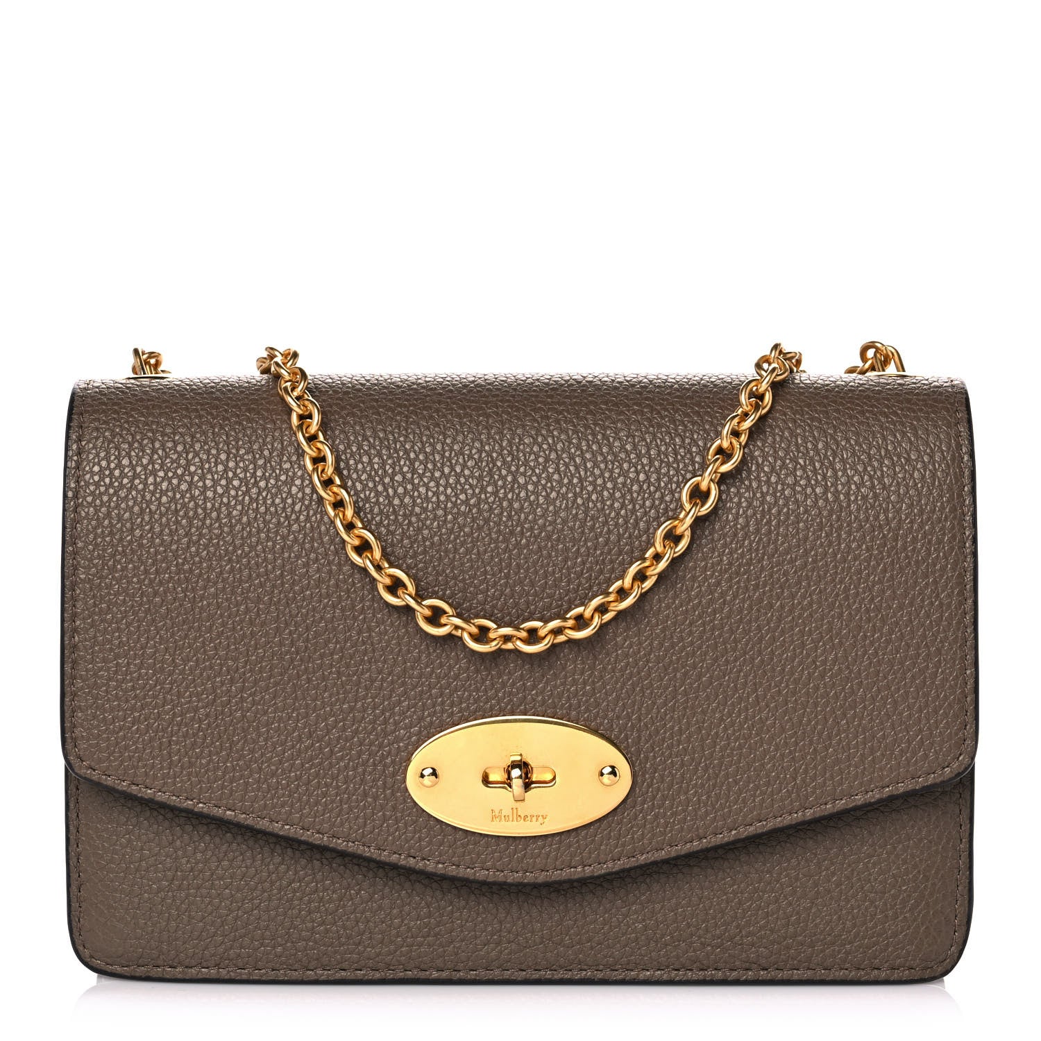 Mulberry Small Classic Grain Calfskin Small Darley Clay 1 of 10