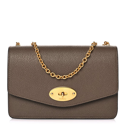 Mulberry Small Classic Grain Calfskin Small Darley Clay 1 of 10