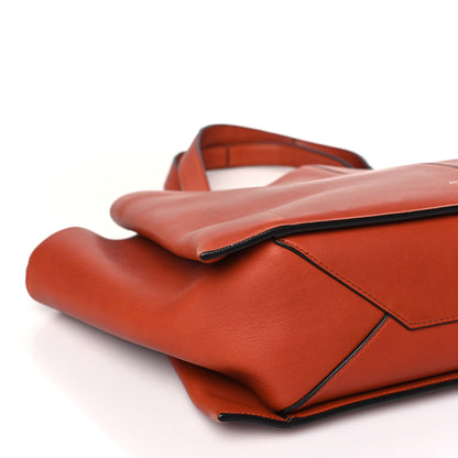 Celine Calfskin Medium Tri-Fold Bag Brick 8 of 9