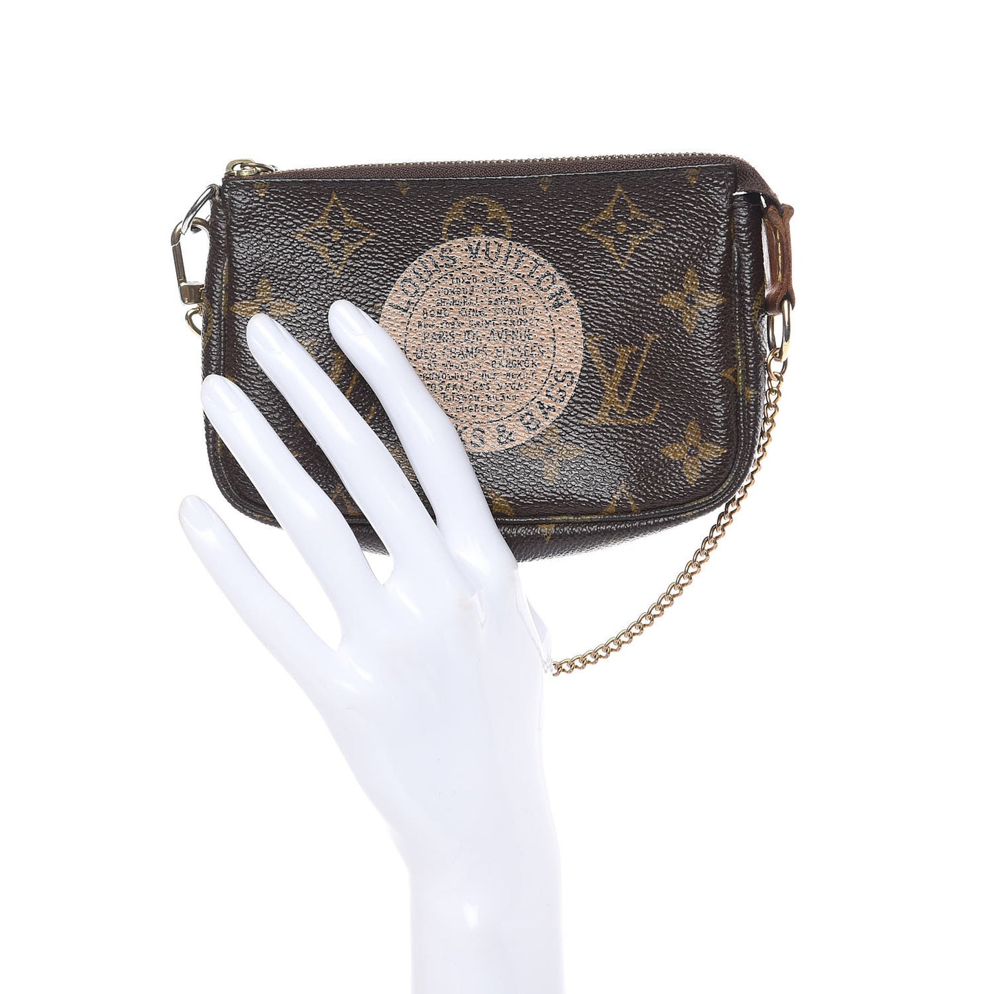 Monogram Complice Trunks and Bags Mini Pochette Accessories Beige