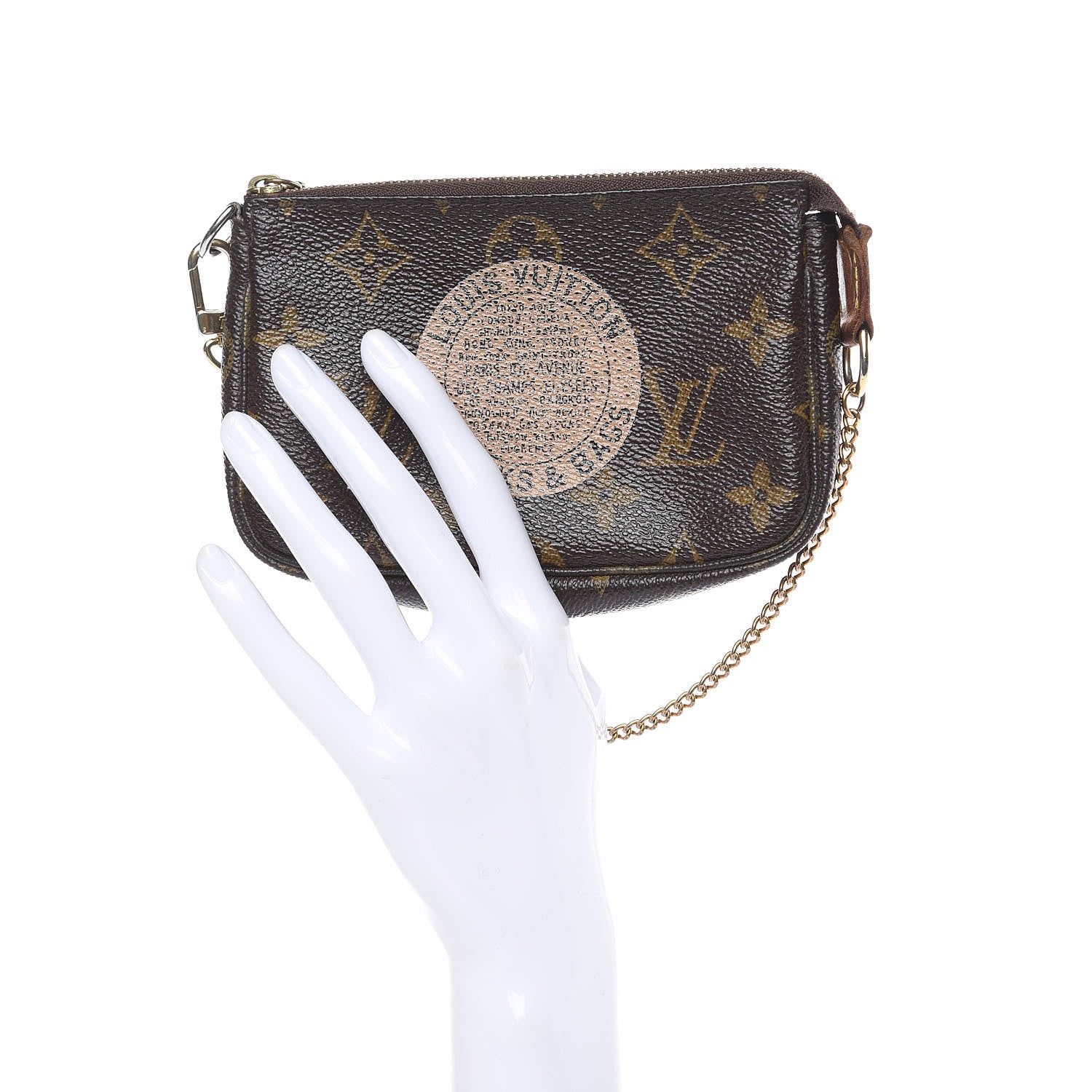 Louis Vuitton Monogram Complice Trunks and Bags Mini Pochette Accessories Beige 2 of 11
