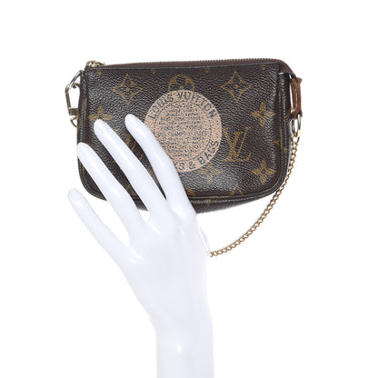 Louis Vuitton Monogram Complice Trunks and Bags Mini Pochette Accessories Beige 2 of 11