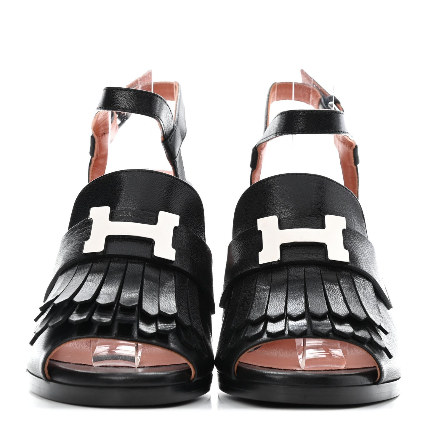 Goatskin Alesia Sandals 36 Black