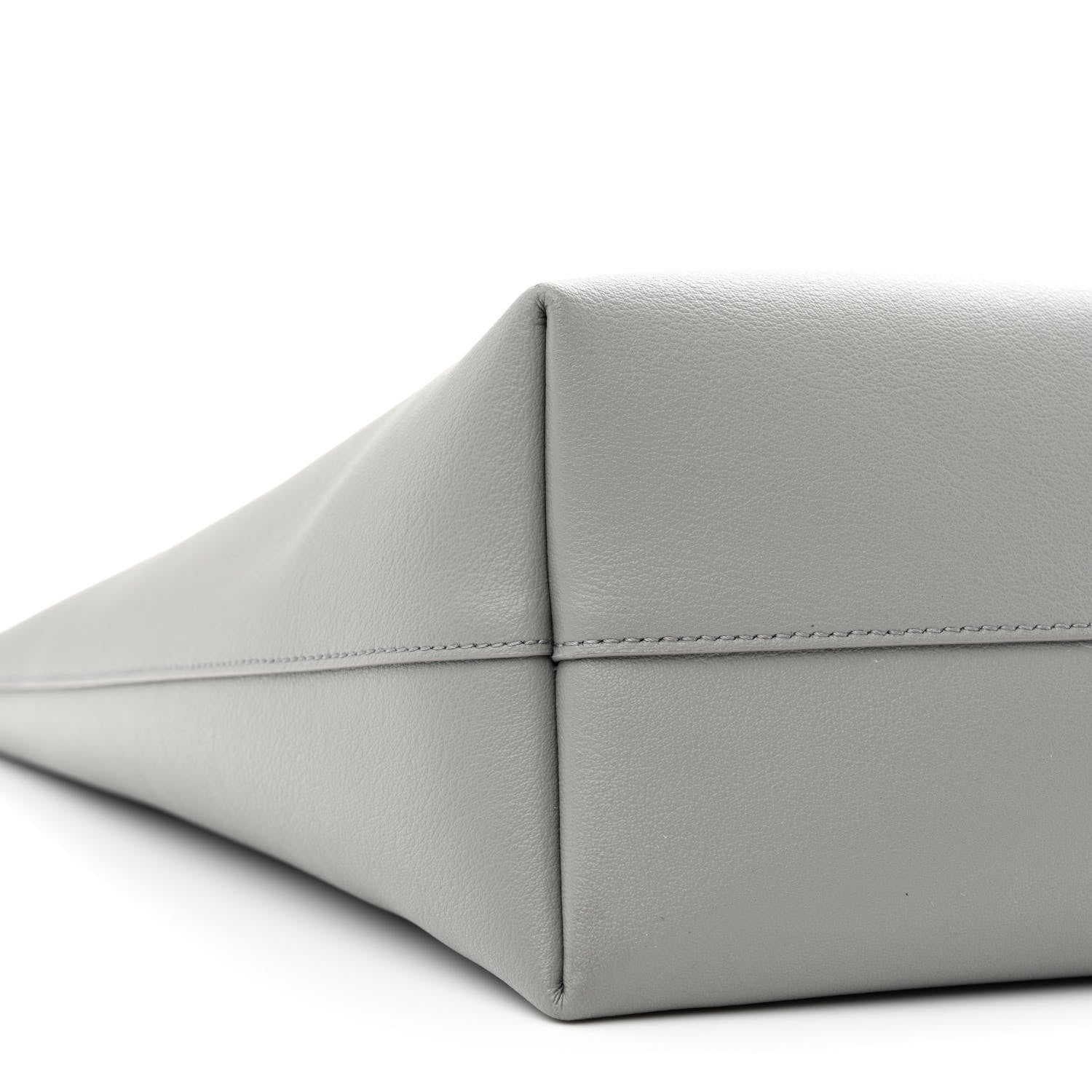 Saint Laurent Calfskin East West Shopping Tote Fog 11 of 12