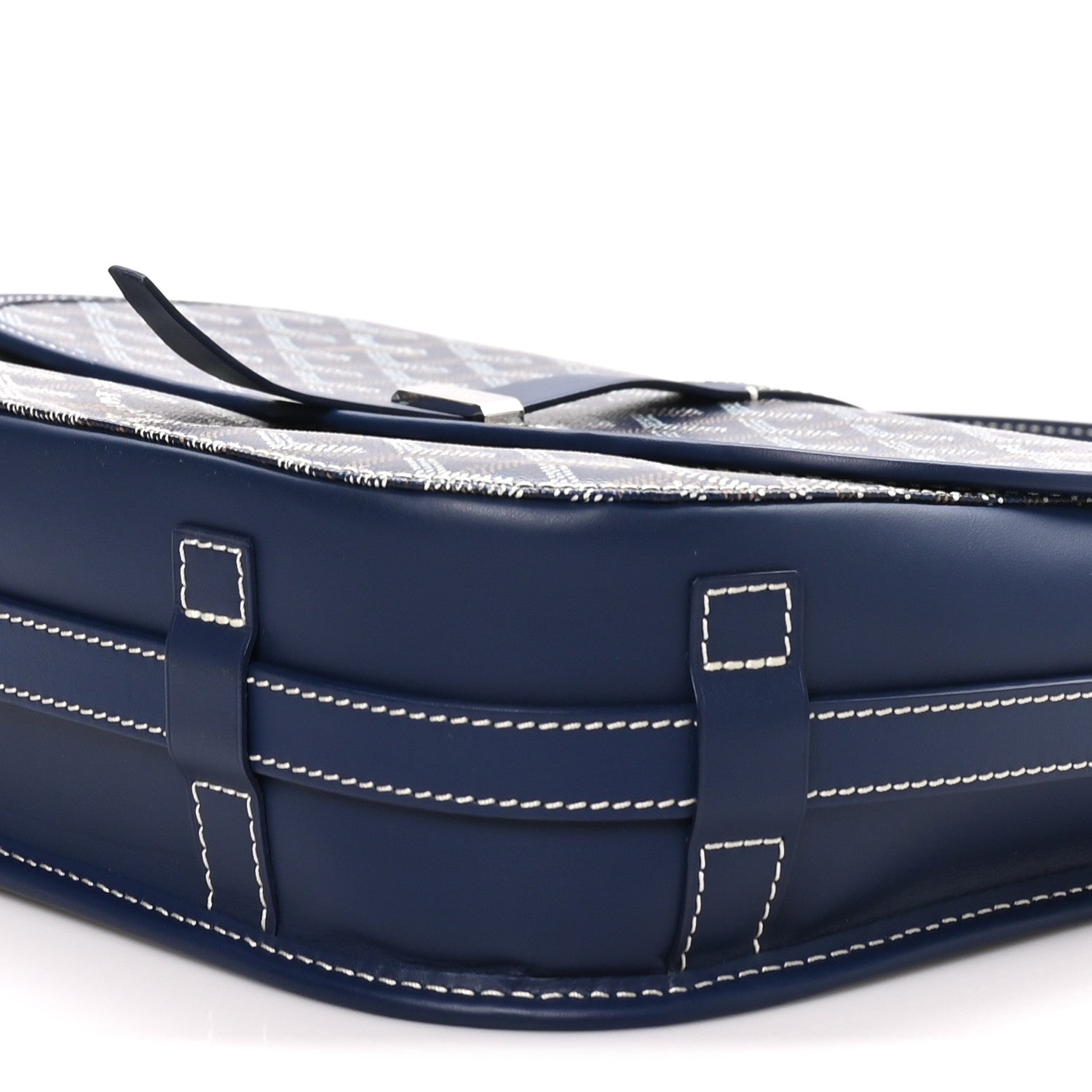 Goyard Goyardine Belvedere II MM Messenger Bag Navy 8 of 8