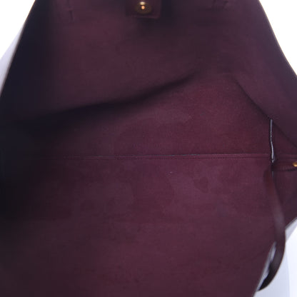 Saint Laurent Calfskin Large Shopping Tote Bordeaux 6 of 13