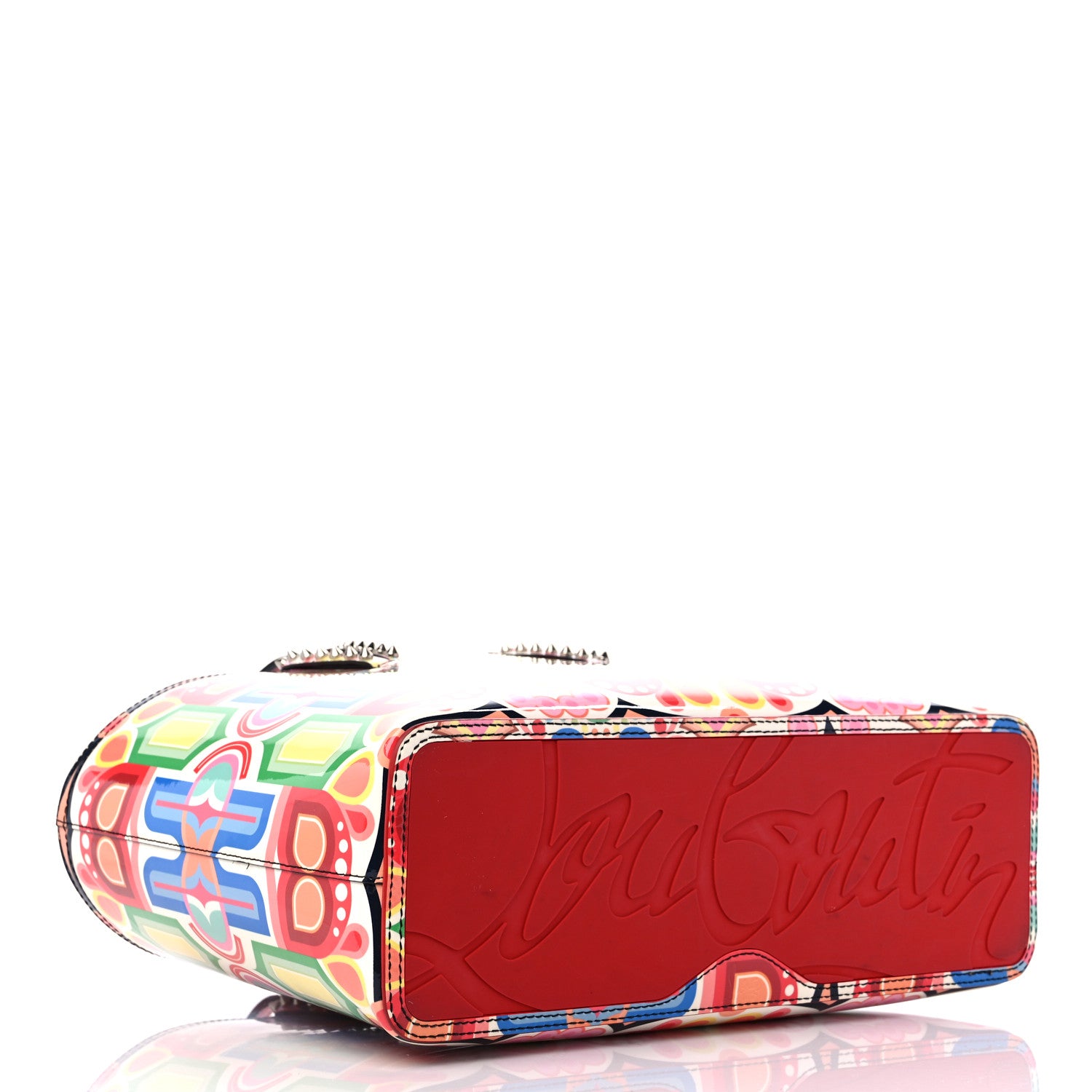 Christian Louboutin Patent Tivoli Small East West Cabata Tote Multicolor 4 of 12