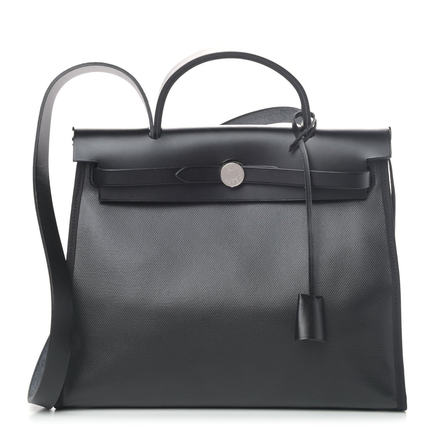 Toile H Berline Vache Hunter Herbag Zip PM 31 Black Ecru