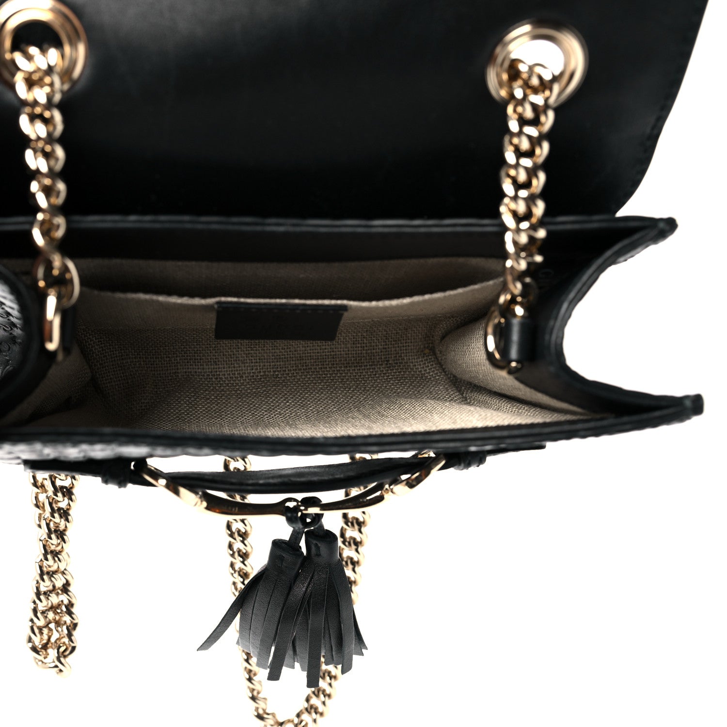 Gucci Microguccissima Mini Emily Shoulder Bag Black 5 of 10