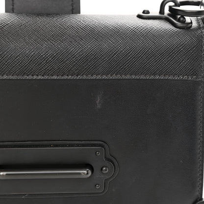 Prada City Calfskin Saffiano Cahier Bag Black 13 of 16