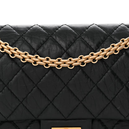 Chanel Aged Calfskin Quilted 2.55 Reissue 225 Flap Black 7 of 12