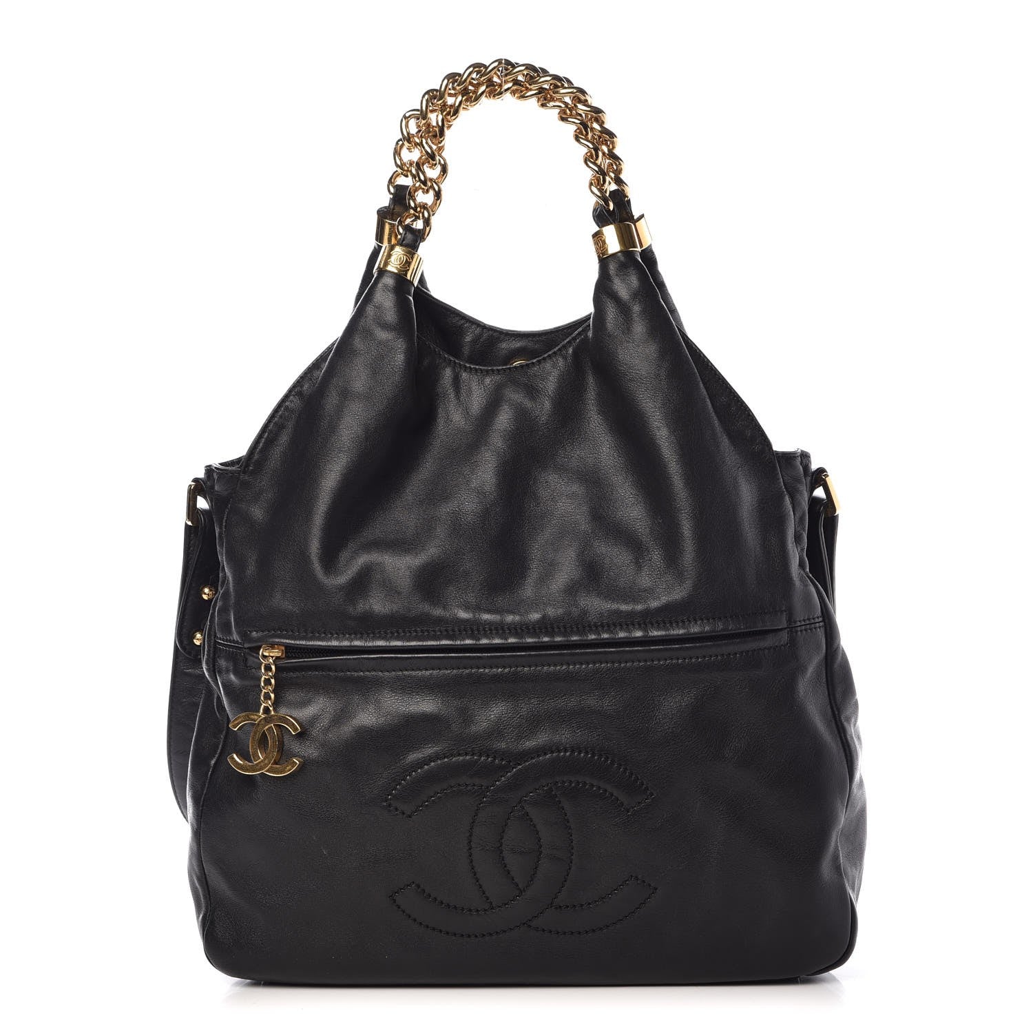 Chanel Calfskin Medium Rodeo Drive Tote Black 1 of 8