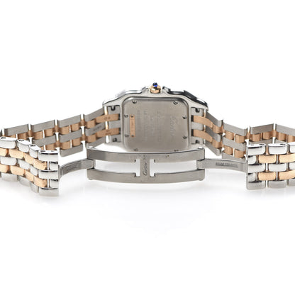 Cartier Stainless Steel 18K Pink Gold Diamond 27mm Panthere Quartz Watch 6 of 7