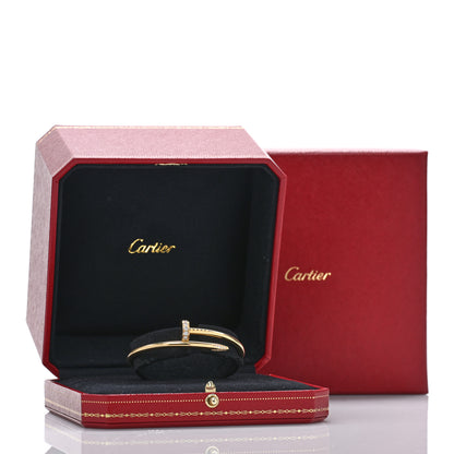 Cartier 18K Yellow Gold Diamond Juste Un Clou Bracelet 15 4 of 4