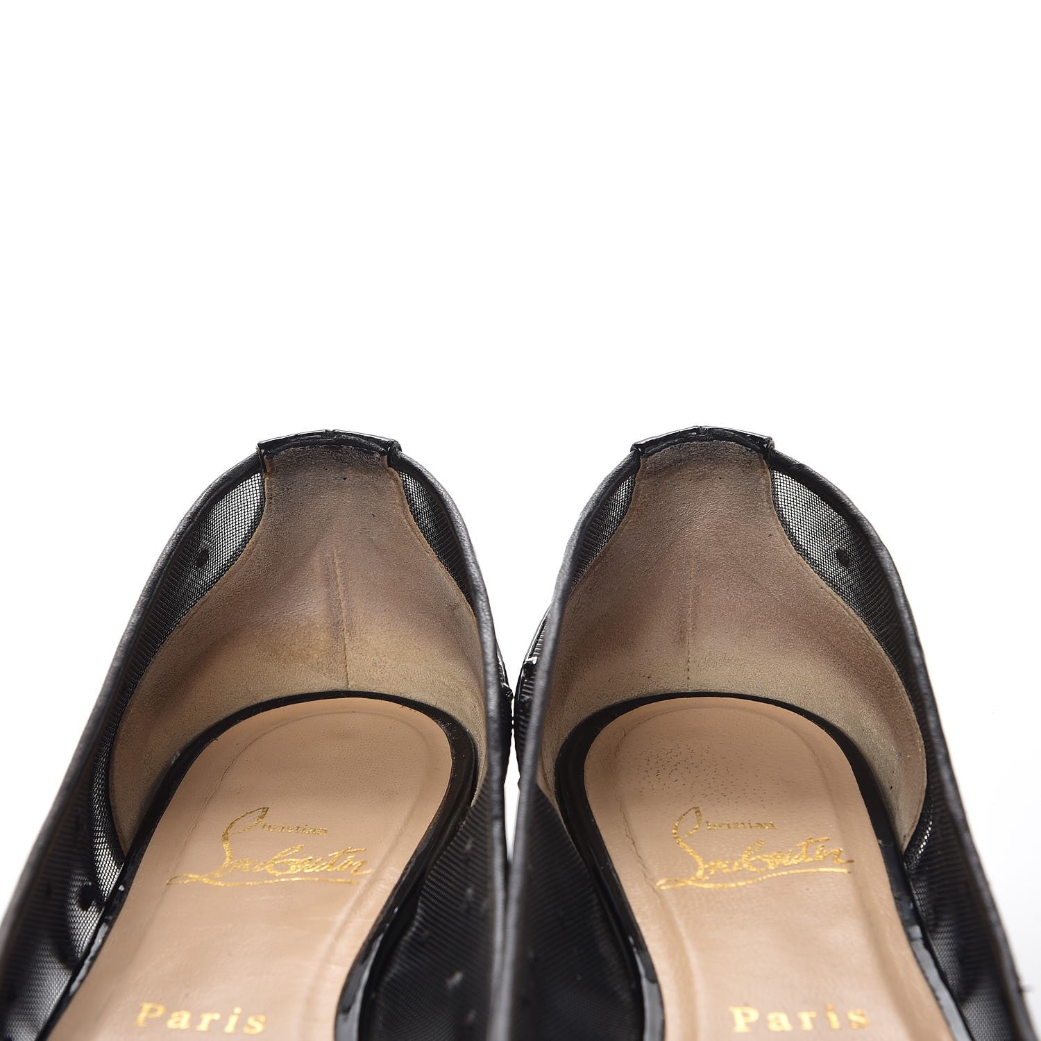 Christian Louboutin Patent Body Strass Flats 37.5 Black 11 of 11