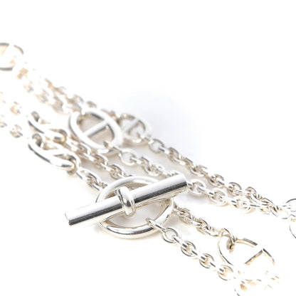 Hermes Sterling Silver Farandole Necklace 120 4 of 6