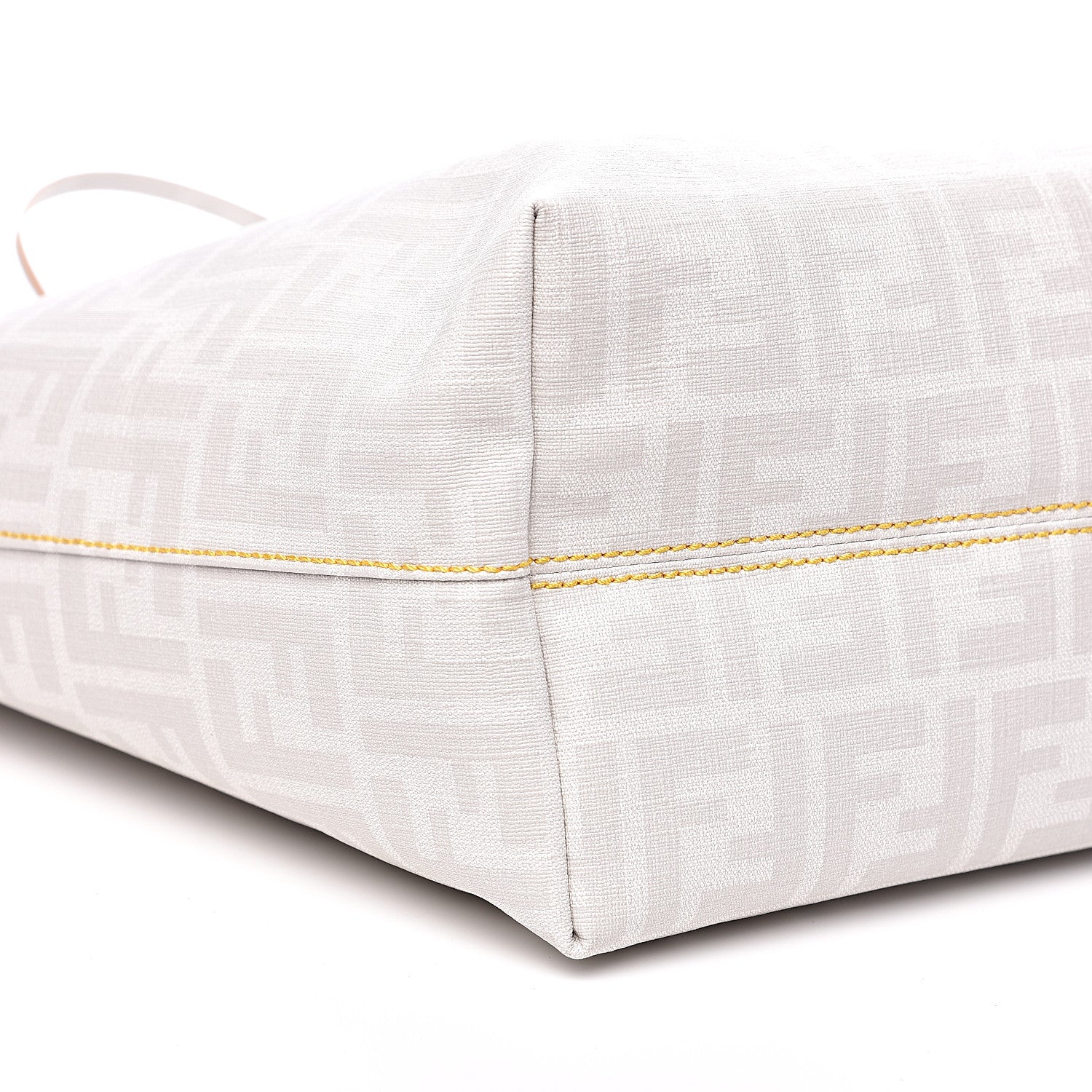 Fendi Zucca Spalmati Medium Roll Tote Bianco 8 of 12
