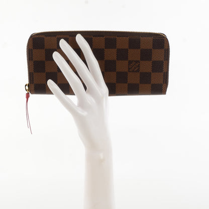 Louis Vuitton Damier Ebene Clemence Wallet 2 of 7