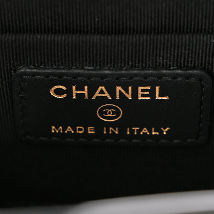 Chanel Lambskin Quilted Mini Trendy CC Chain Wallet Black 6 of 11