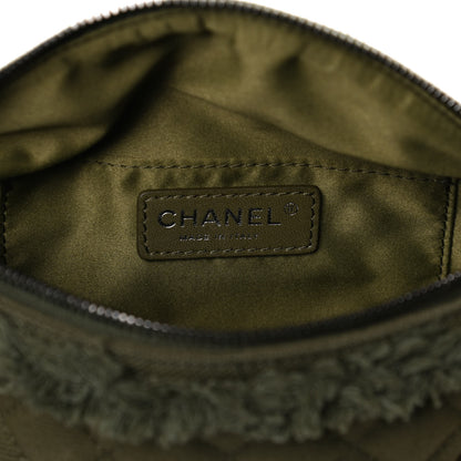 Chanel Canvas Lambskin Quilted Coco Cuba Charms Waist Bag Khaki 6 of 13