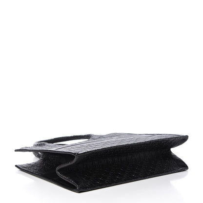 Christian Dior Oblique Calfskin Embossed Medium Book Tote Black 4 of 10