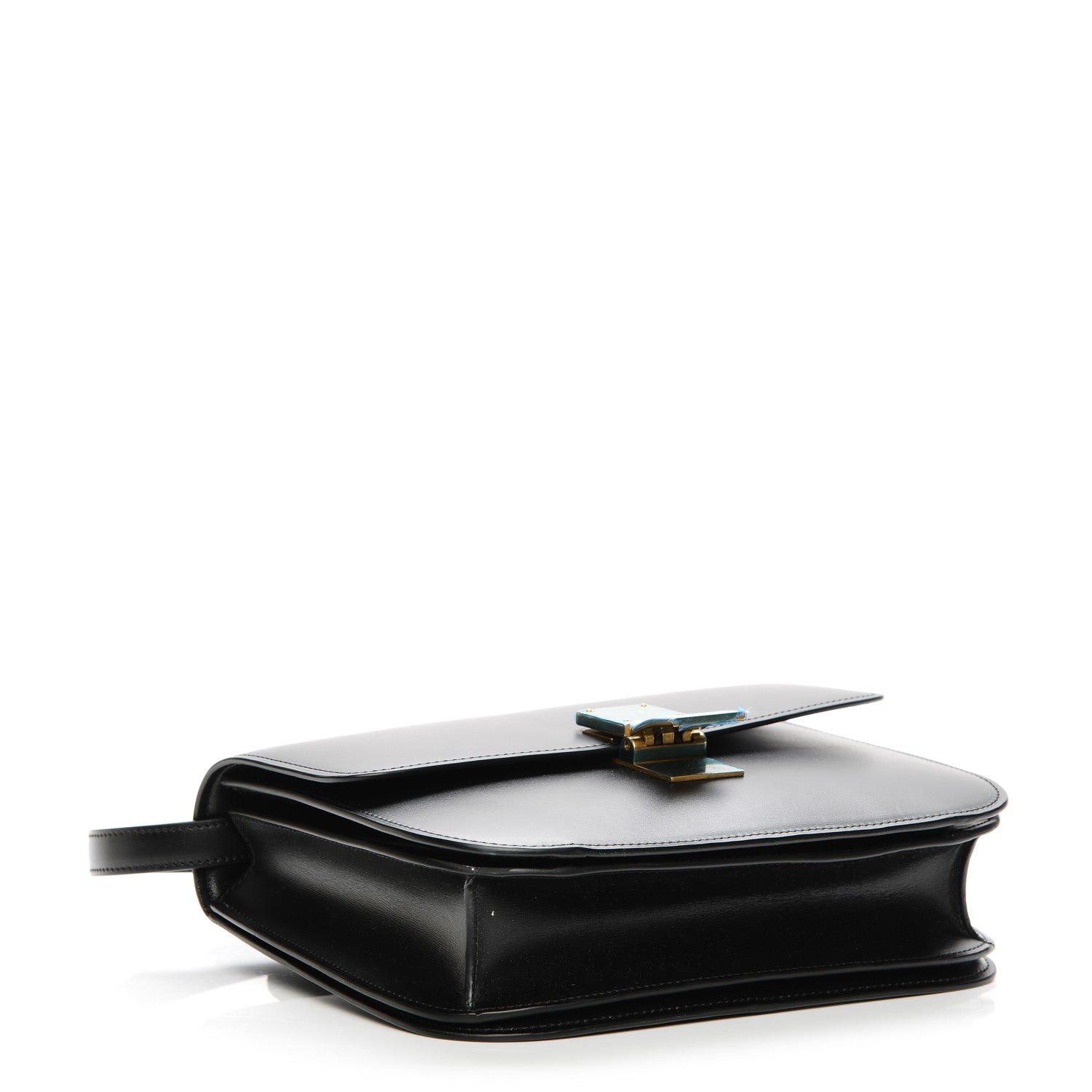 Celine Box Calfskin Medium Classic Box Flap Bag Black 4 of 7