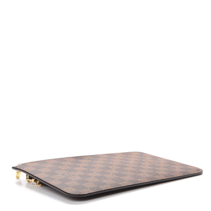 Louis Vuitton Damier Ebene Neverfull MM GM Pochette Rose Ballerine 3 of 7