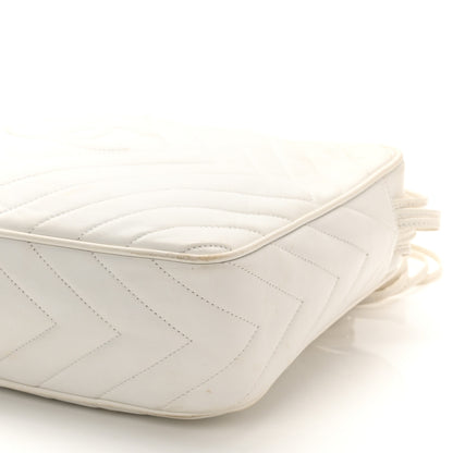 Chanel Lambskin Quilted CC Tassel Camera Case White 11 of 18