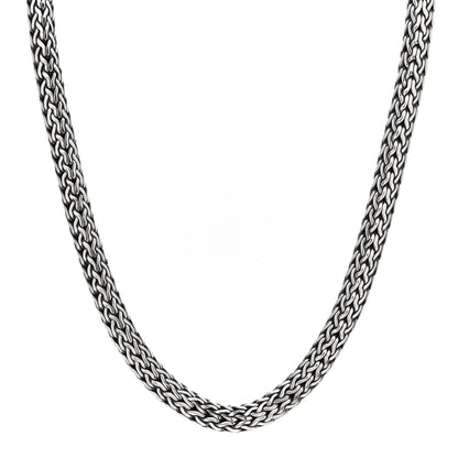 John Hardy Sterling Silver 18K Yellow Gold 7.5mm Classic Chain Necklace 1 of 4