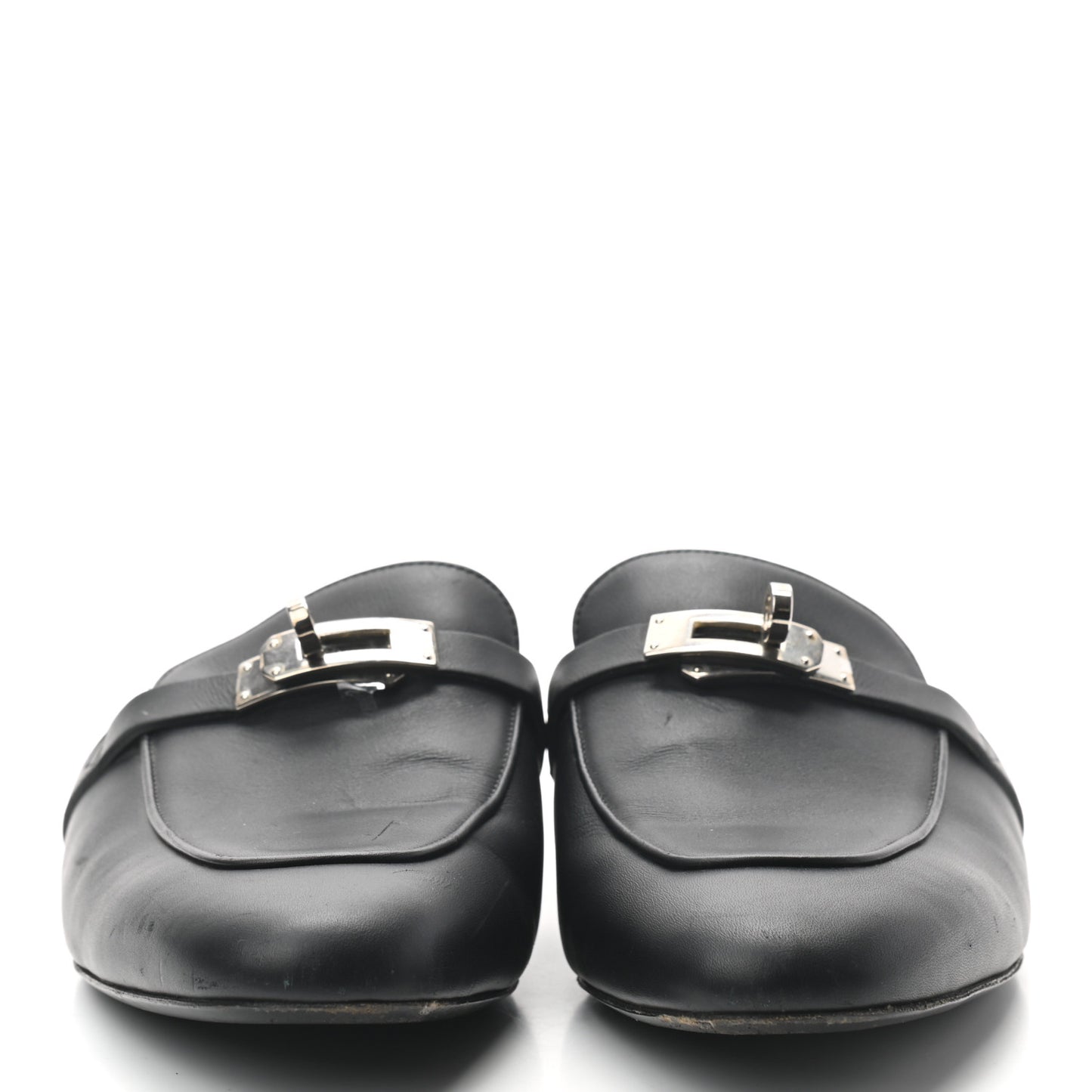 Calfskin Oz Mules 40 Black