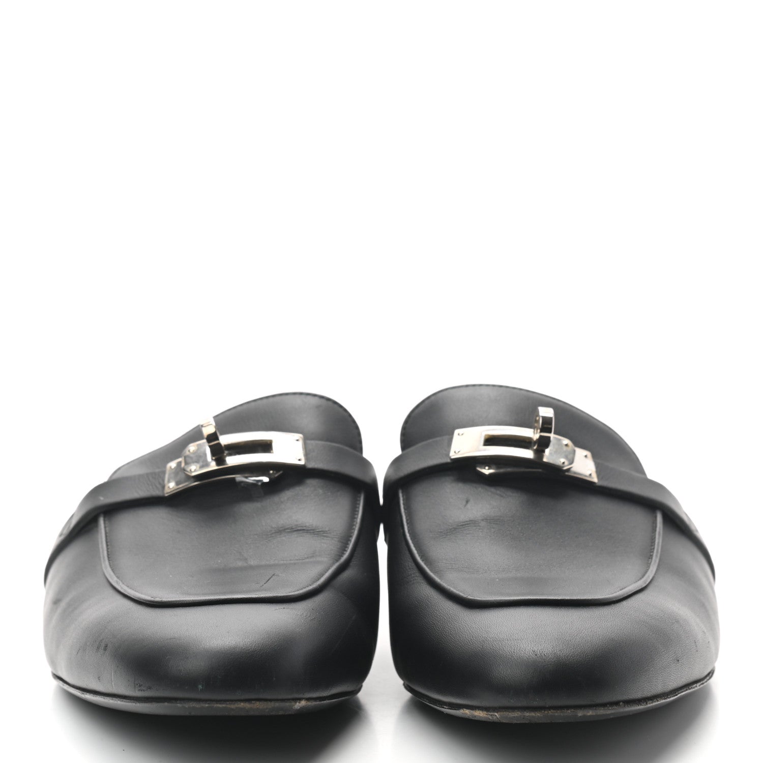Hermes Calfskin Oz Mules 40 Black 2 of 7