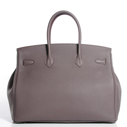 Hermes Togo Birkin 35 Etain 4 of 28