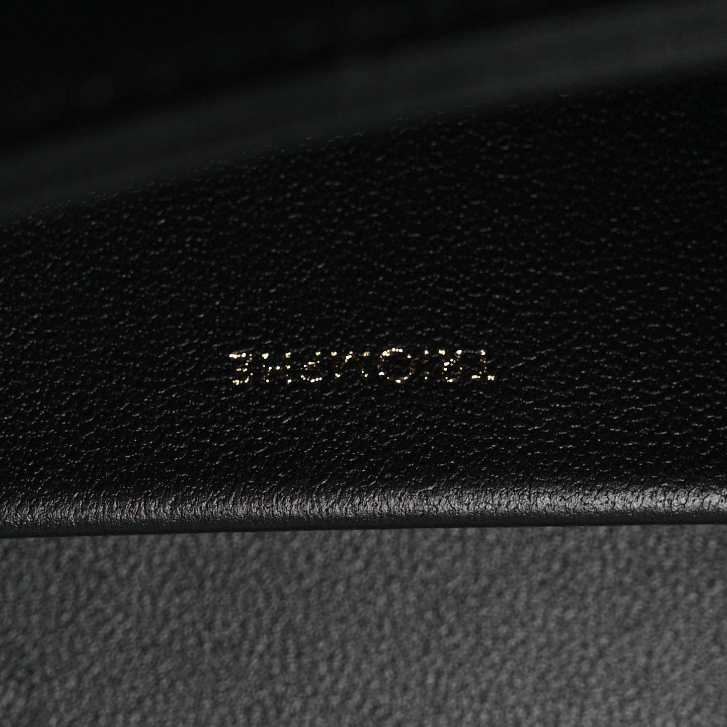 Shiny Calfskin Medium Triomphe Black