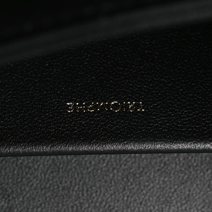 Celine Shiny Calfskin Medium Triomphe Black 7 of 12