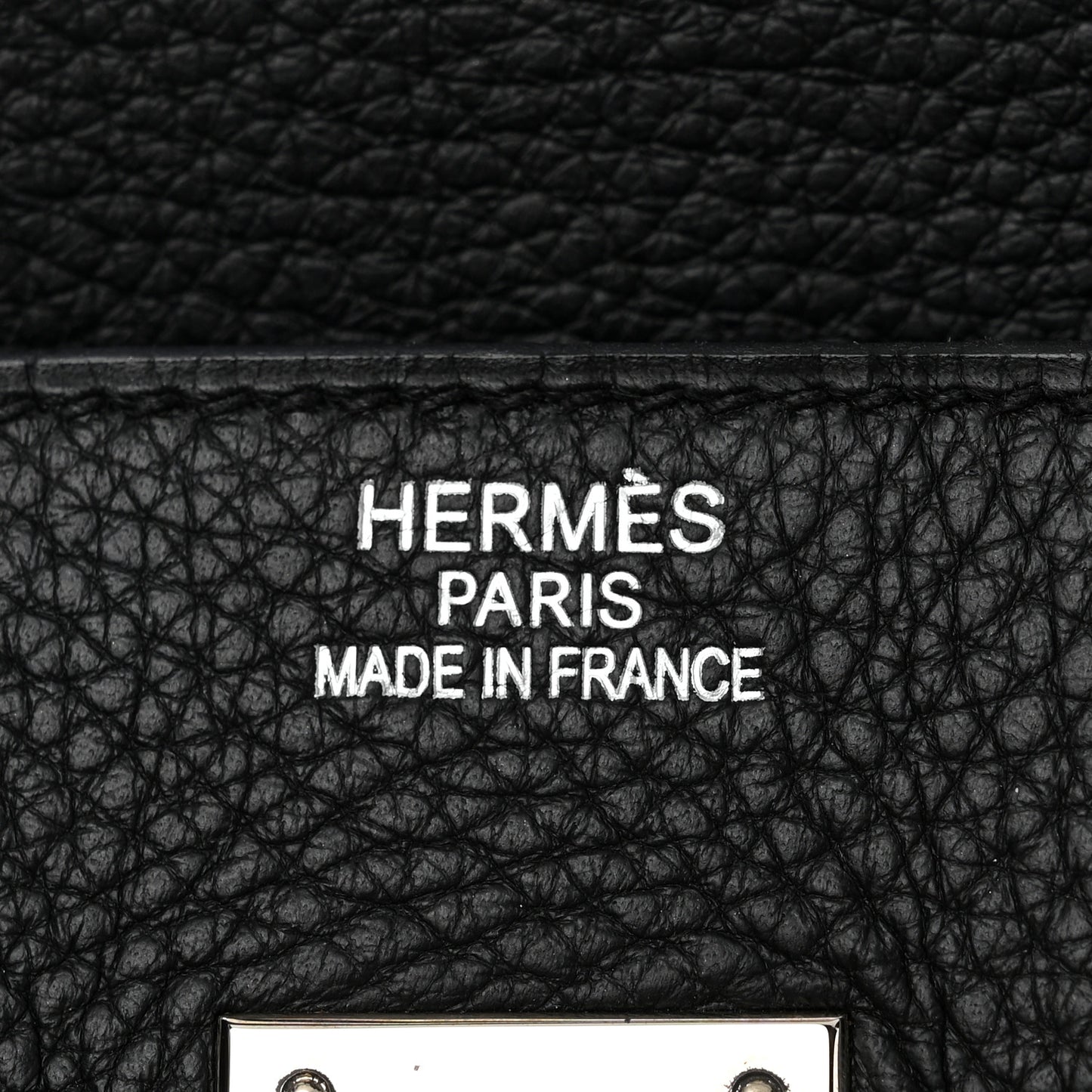 Taurillon Clemence Birkin 35 Black