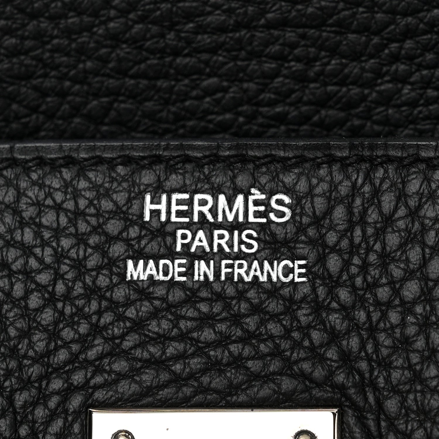 Hermes Taurillon Clemence Birkin 35 Black 6 of 12