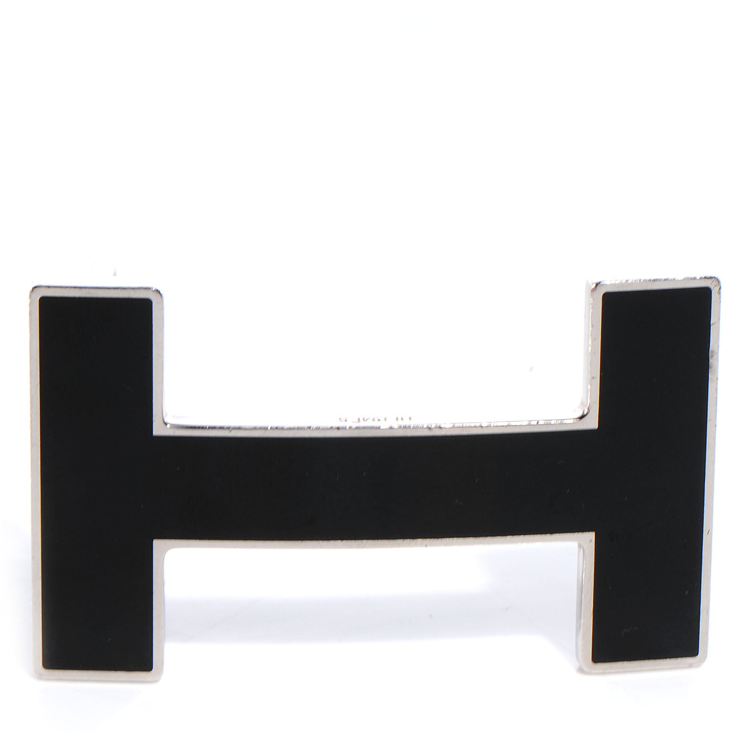 Hermes Quizz Enamel H Belt Buckle Black 1 of 6