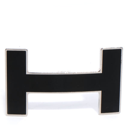 Hermes Quizz Enamel H Belt Buckle Black 1 of 6