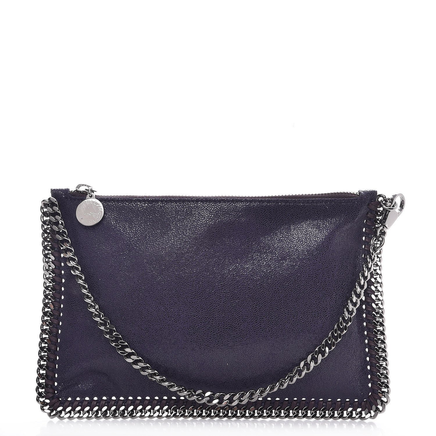 Stella McCartney Shaggy Deer Falabella Clutch Purple 1 of 8