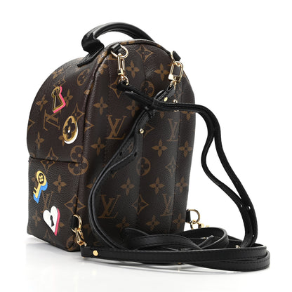 Louis Vuitton Monogram Love Lock Palm Springs Backpack Mini 2 of 8