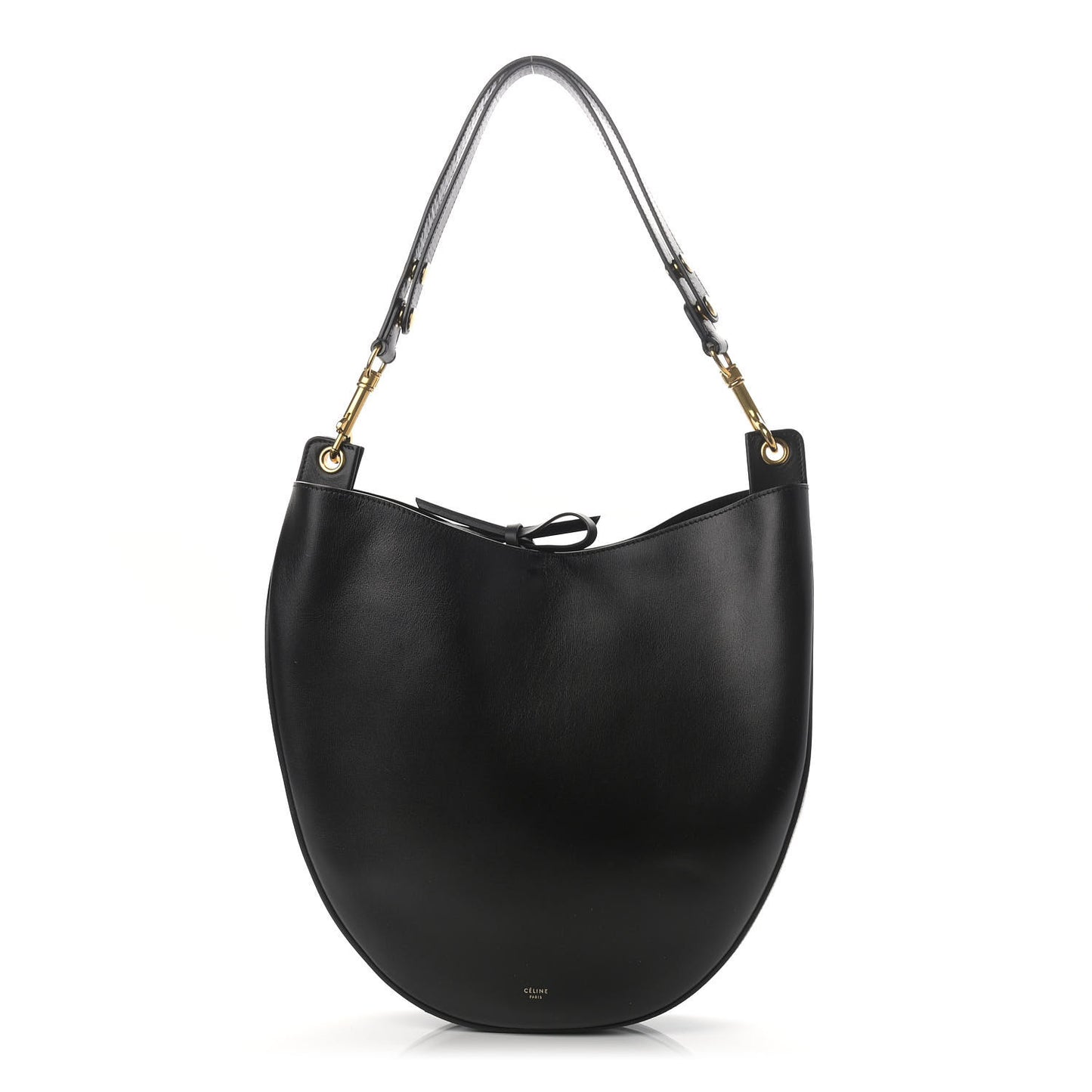 Supple Calfskin Medium Hobo Black