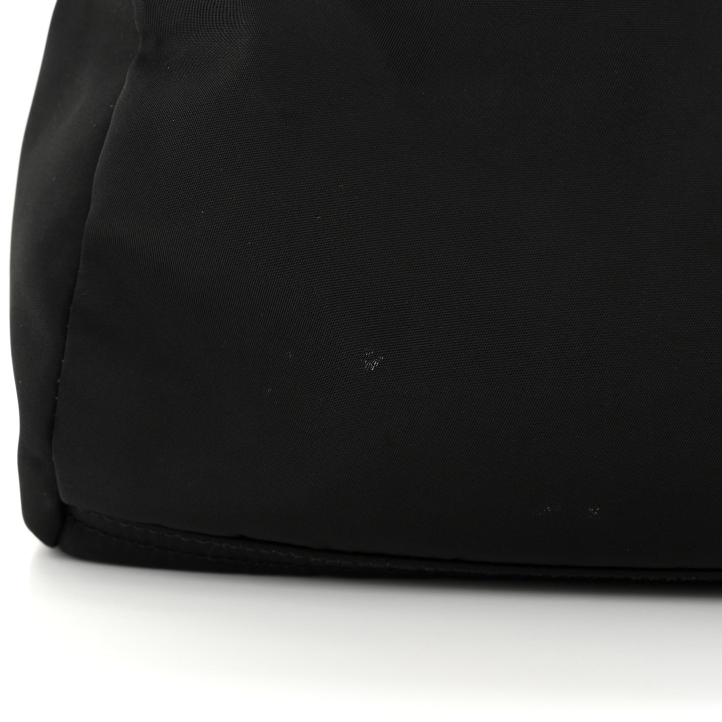 Nylon Logo Small Pandora Black White