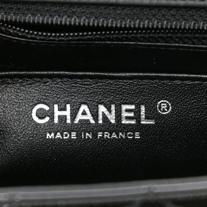 Chanel Patent Calfskin Quilted Mini Rectangular Flap So Black 8 of 11