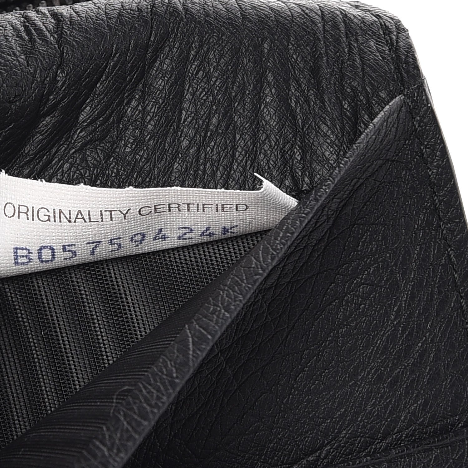 Bottega Veneta Ostrich Intrecciato Flap Wallet Black 7 of 8