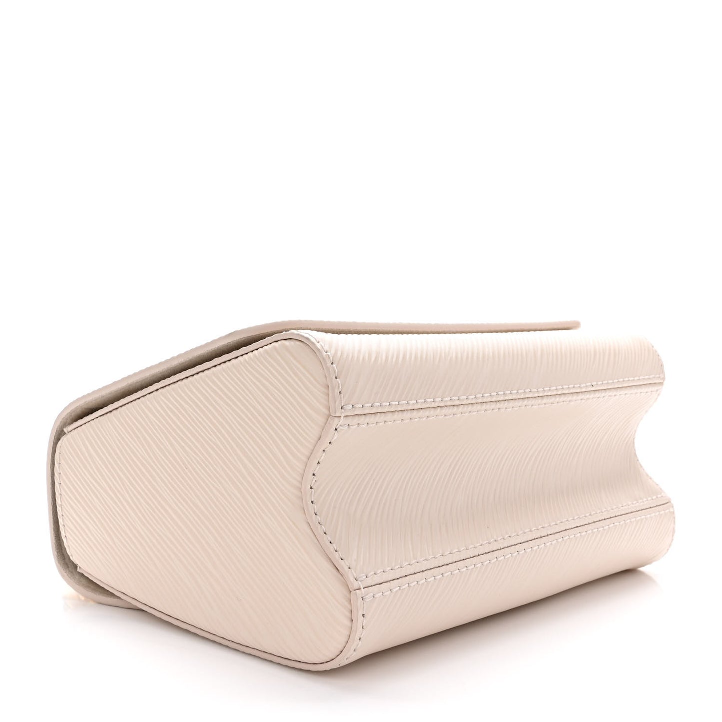 Epi Twist Braided Chain Shoulder Bag PM Quartz White
